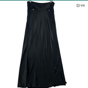 Anna October Black Maxi Skirt